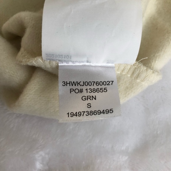 Hurley Cropped Hooded Sweatshirt with Palm Trees, Size S - Picture 7 of 9